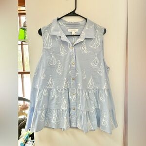 Lilly Pulitzer Breah Top Size 16 NWT